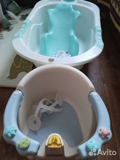 Ванночка для купания с горкой