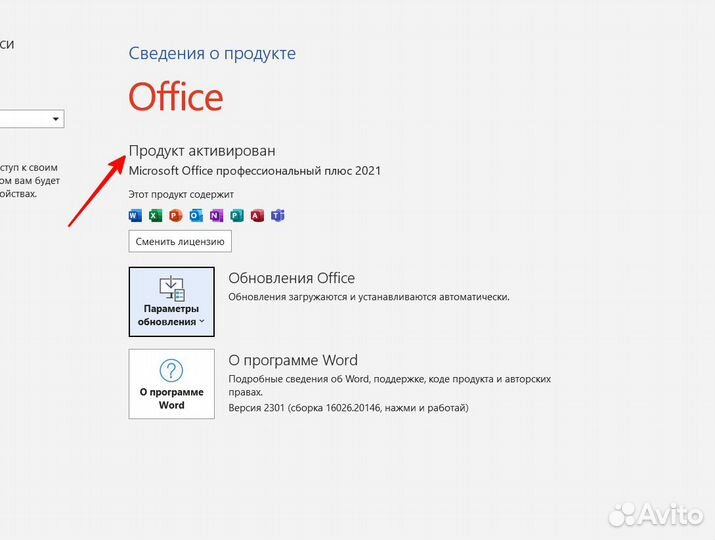 Лицензия Office 2021, 2019, 2016, 2013, 2010 OEM