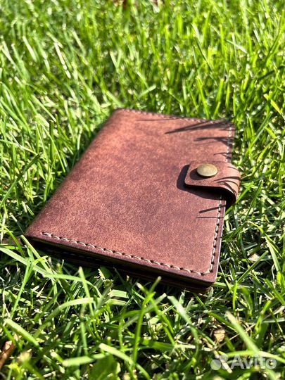 Обложка для автодокументов натуральная кожа