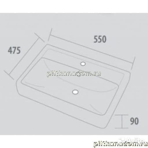 Dreja Q 195476 Умывальник 55
