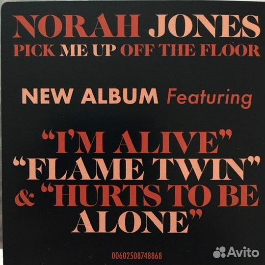 Винил Norah Jones – Pick Me Up Off The Floor