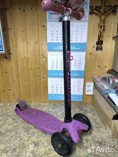 Самокат детский трехколесный б/у 