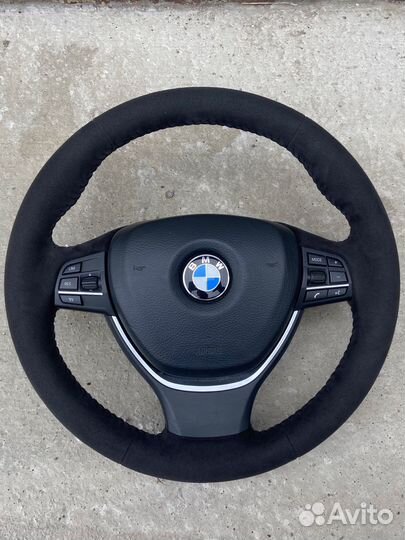 Руль в алькантаре с подогревом BMW f10, f01, f06