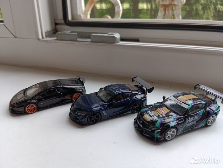 Mini GT 1/64 Nissan Supra HKS Silvia lbwk Lamborgh