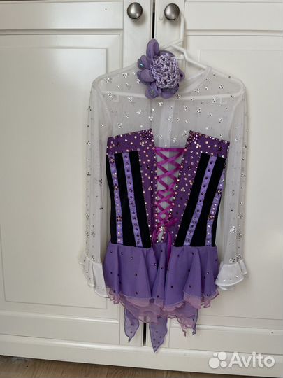 Платье на выступление по фигурному катанию 110-116