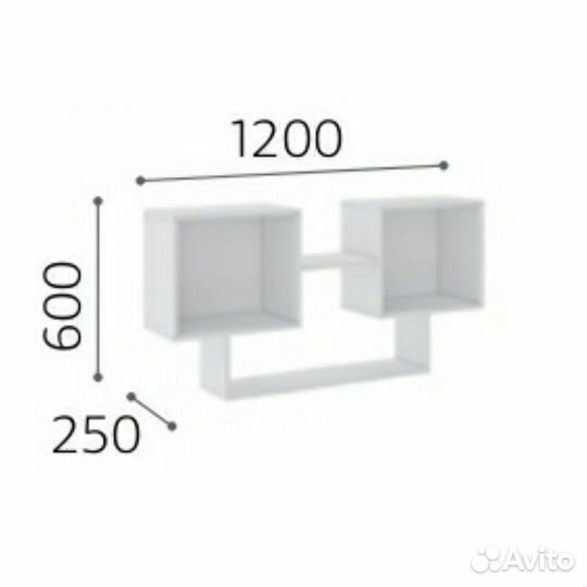 Полка настенная Твенти (цвета)