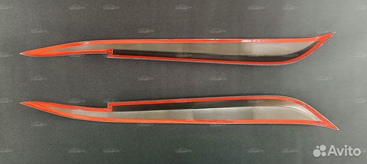 Реснички серый металлик для BMW Х5 Е53 03 - 06