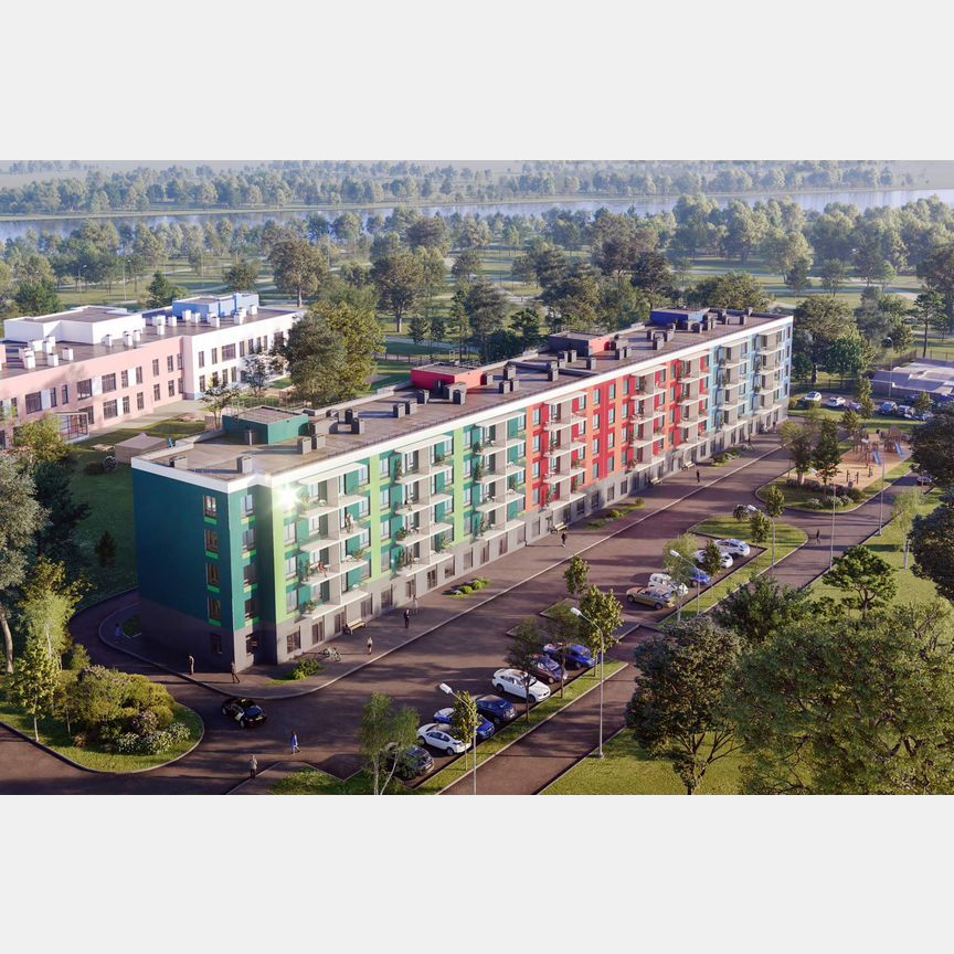 2-к. квартира, 58,6 м², 2/5 эт.
