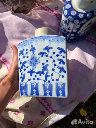 Ваза для цветов фарфор шинуазри