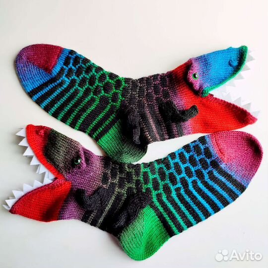 Носки Драконы Цветные