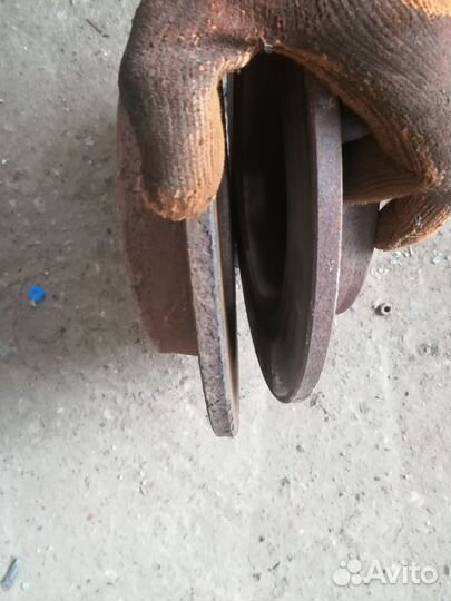 Диски тормозные задние Kia Rio 3, Hyundai Solaris