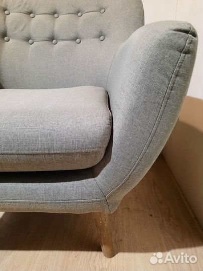 Низкое кресло Fuller grey