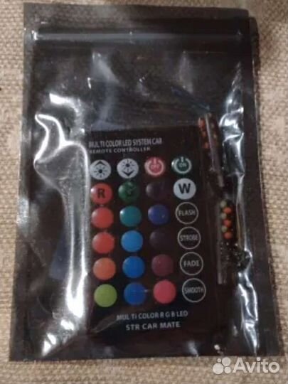 Светодиодные лампы T10 w5w RGB