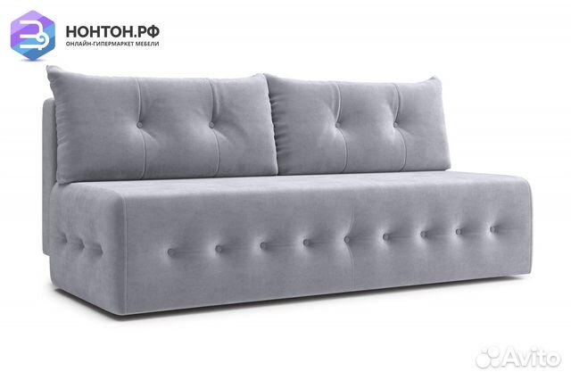 Диван еврокнижка Сити серый