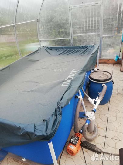 Каркасный бассейн intex