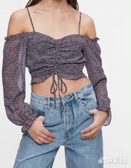 Блузка бохо 46