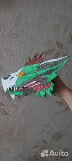 Бумажные драконы на руку