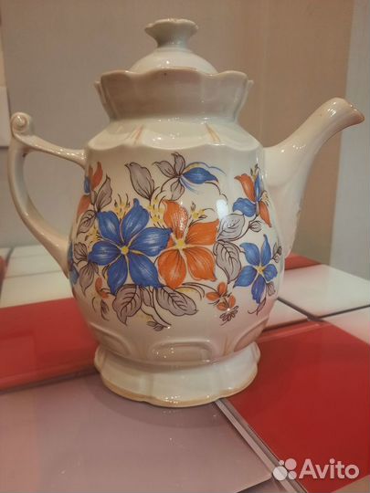 Чайник заварочный фарфоровый СССР