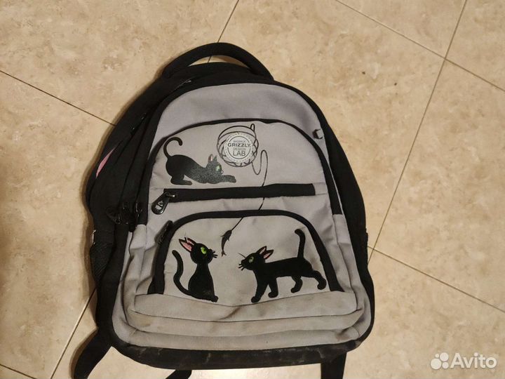 Рюкзак школьный для девочки grizzly