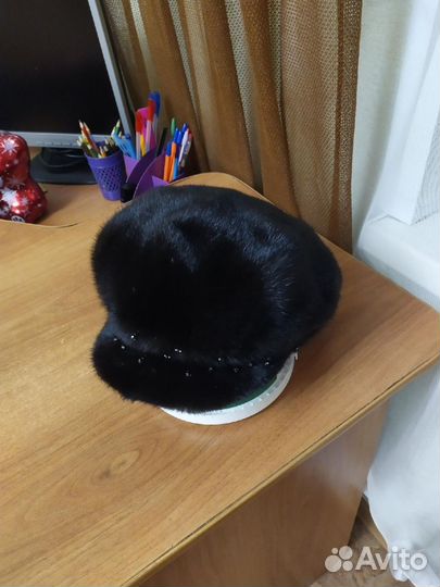 Шапка норковая женская