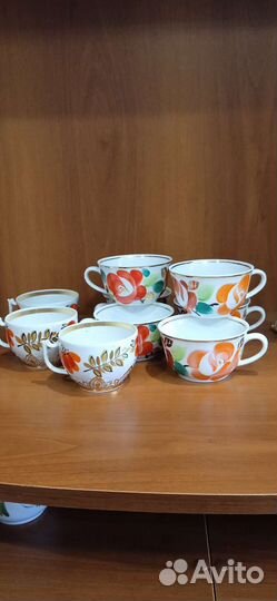 Чашки чайные Песочное Вербилки