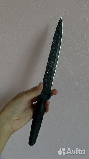 Три ножа больших как новые нержавеющая сталь