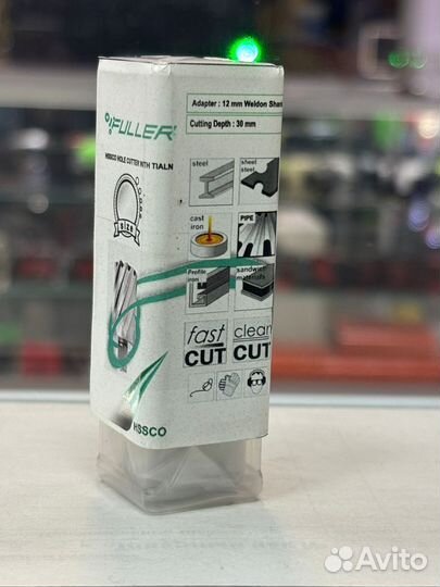 Корончатое сверло fuller 12x30 weldon19 HSS-CO