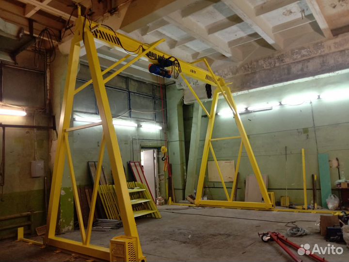 Устойчивой ручной козловой кран