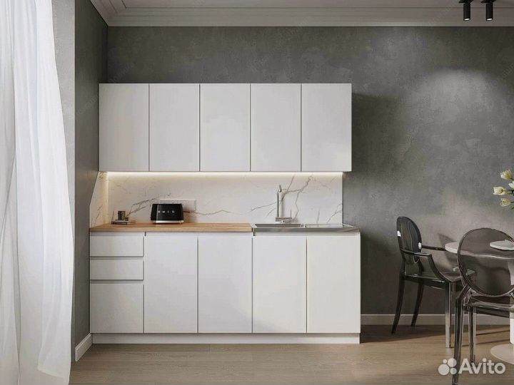 Готовый кухонный гарнитур, 2 м