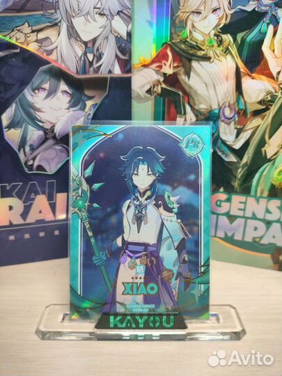 Коллекционные карты Genshin impakt и Honkai star R