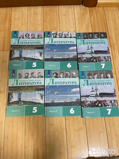 Учебник по литературе 5,6,7 класс
