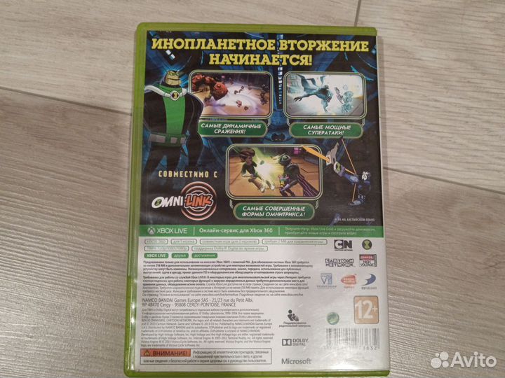 Игра Xbox 360 ben 10 бен 10 лицензия
