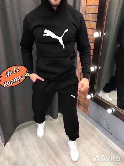 Спортивный костюм мужской теплый puma