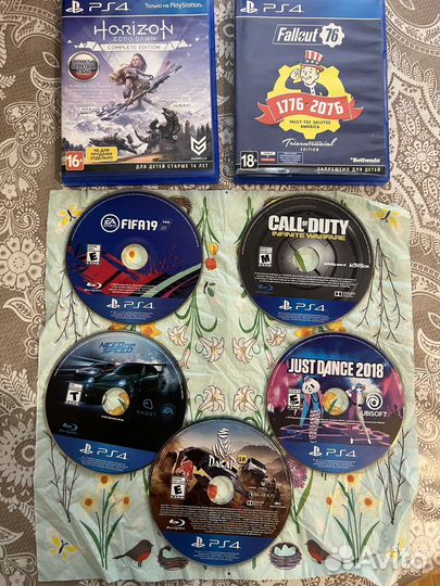Игровые диски на ps4