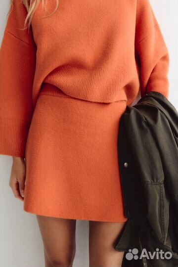 Zara трикотажный костюм