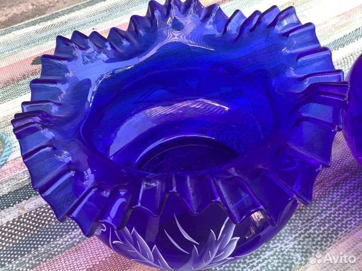 Ваза/чешское стекло