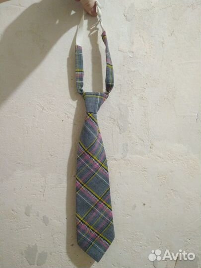 Галстук детский на резинке длина 25 см