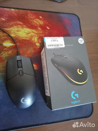 Игровая мышка logitech g102