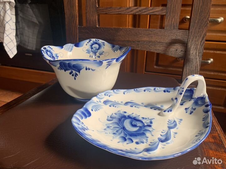 Конфетницы Вазы гжель