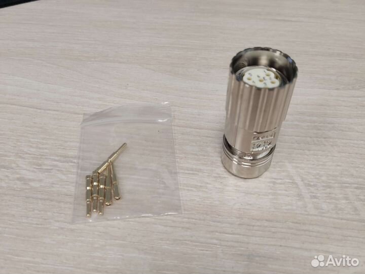 Разъем прямой m23 (папа)