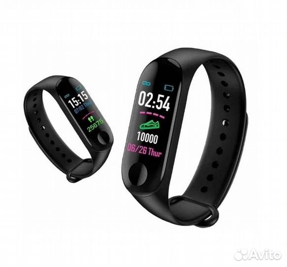 Фитнес браслет M4, black