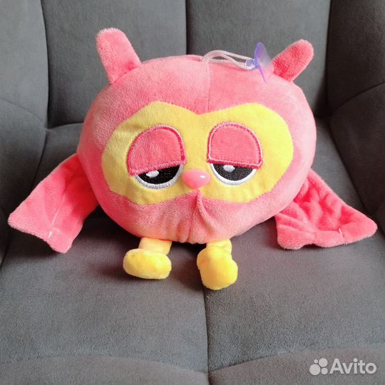 Сова розовая Букля грусть печаль