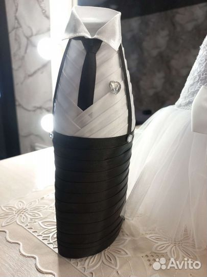 Украшение на бутылку