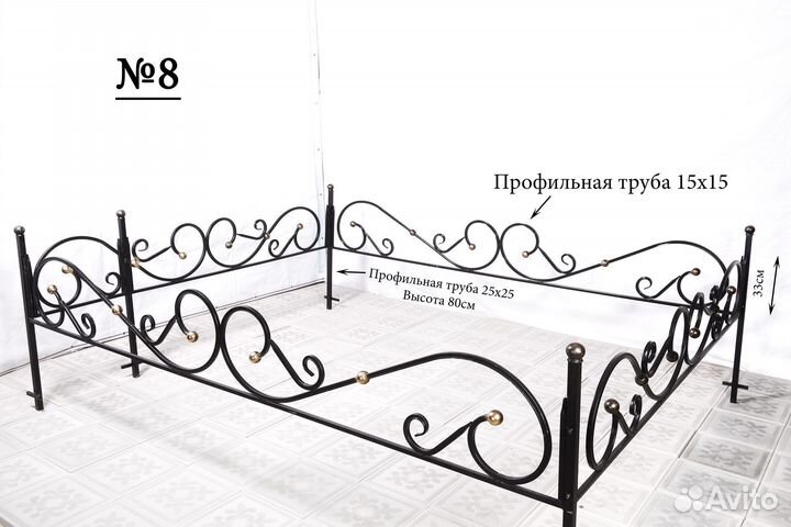 Ритуальные оградки на кладбище