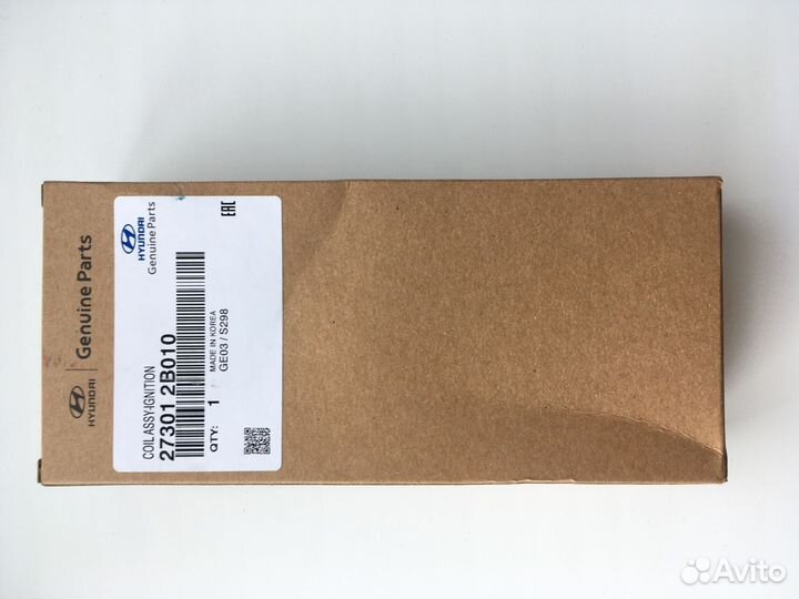 Катушка зажигания Solaris/Rio