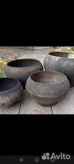 Чугунный горшок для русской печи