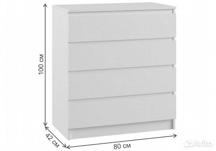 Мебель для спальни Мадера К4М белый эггер