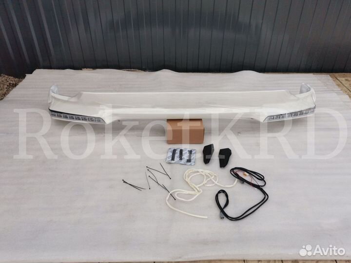 Обвес Land Cruiser 200 12-2015 год Передний LED