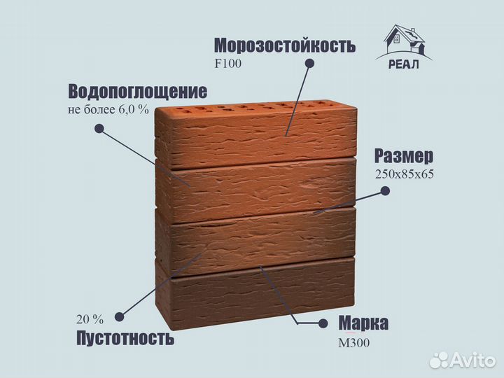 Кирпич керамический пустотелый с завода