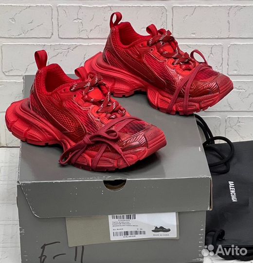 Balenciaga 3XL Worn-Out Light Red